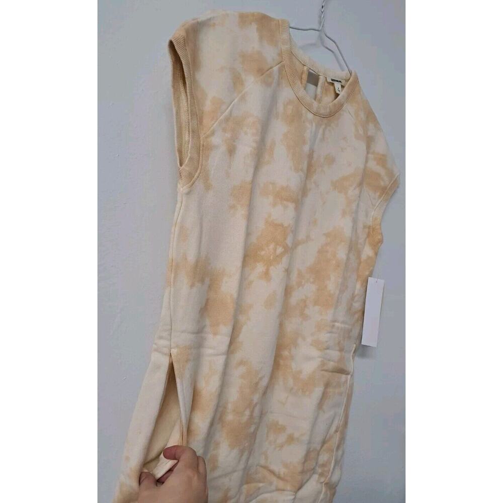 Goodthreads Women's Heritage Fleece Sleeveless Cocoon Dress with Pockets Size M - Picture 2 of 9